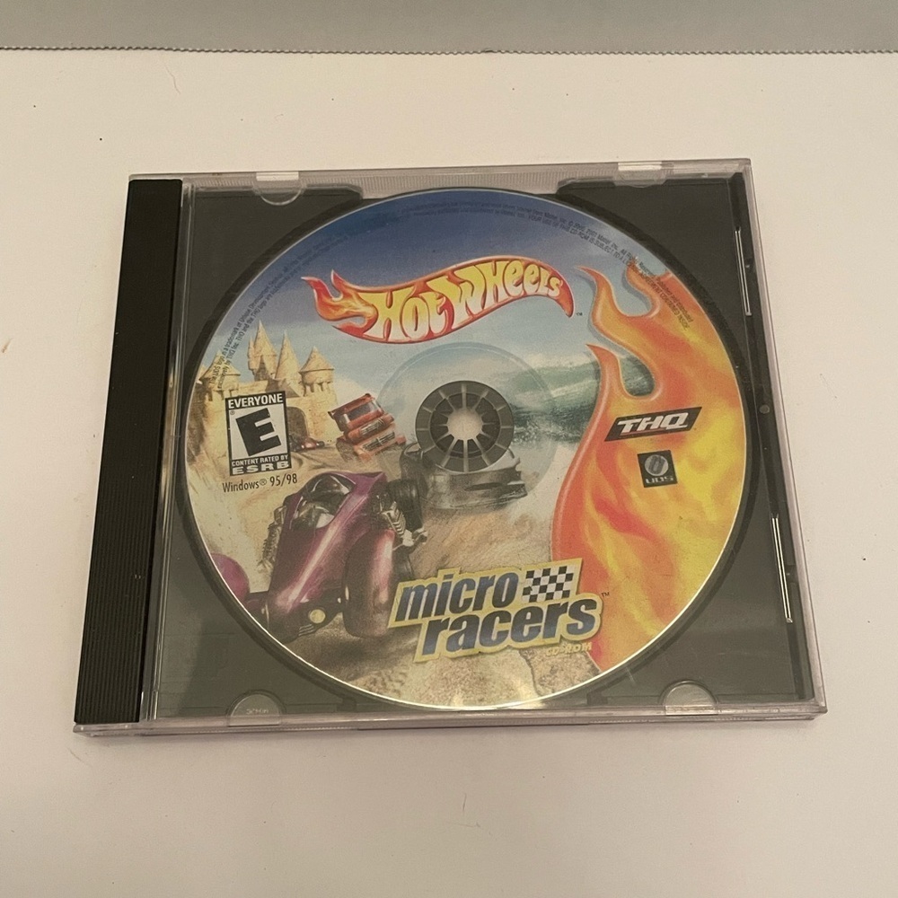 Hot Wheels Micro Racers (PC CD, 2000) CIB with Manual Very Good Condition